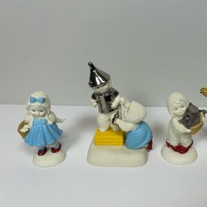 Department 56 SNOWBABIES Wizard of Oz Figurine Set of three